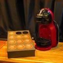 Ver imagem 1 de Suporte 12 Capsulas Dolce Gusto Balcão - Mesa - Preto Fosco