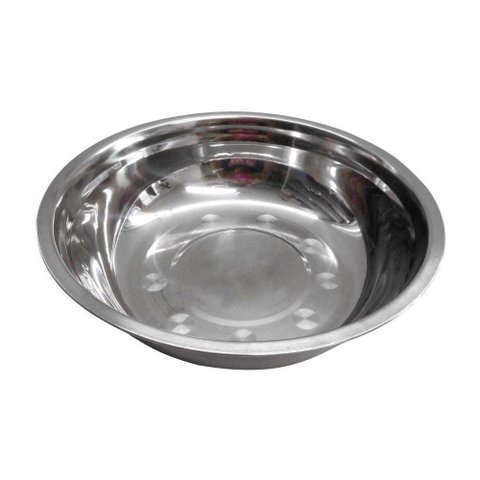 Kit 8 Tigelas em Aço Inox 26,5cm