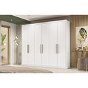 Ver imagem 3 de Guarda Roupa Casal Sumatra 6 Portas Branco Demóbile