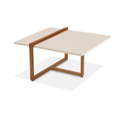 Mesa Centro Estilo Industrial Berlin Decorativa Moderna - Klm Móveis