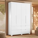 Ver imagem 2 de Guarda Roupa Solteiro 4 Portas 4 Gavetas Doble