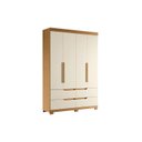 Ver imagem 3 de Guarda Roupa Solteiro 4 Portas 4 Gavetas Doble