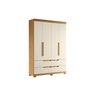 Guarda Roupa Solteiro 4 Portas 4 Gavetas Doble  - 3