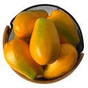 Ver imagem 4 de 6 Frutas Artificiais Mamão Realista Decoração Temática Tropical em Cenários, Vitrine e Comércios
