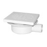Ralo Sifonado 14x14cm Regulável Branco Odem - 1