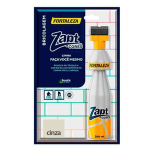 Kit Tinta para Rejunte 200ml Cinza Zapt