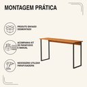Ver imagem 5 de Escrivaninha Home Office 1,10 Klm Móveis