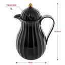 Ver imagem 3 de Garrafa Térmica Jumeirah Clássica 1l com Ampola Lyor:preto