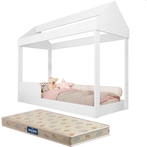 Cama Montessoriana Infantil Crystal com Colchão