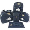 Bolsa maternidade bebê kit 5 peças nuvem marinho impermeável - 1