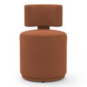 Ver imagem 4 de Kit 02 Puffs Decorativos Orgânicos Living Melis Minimalista Veludo Terracota - Desk Design