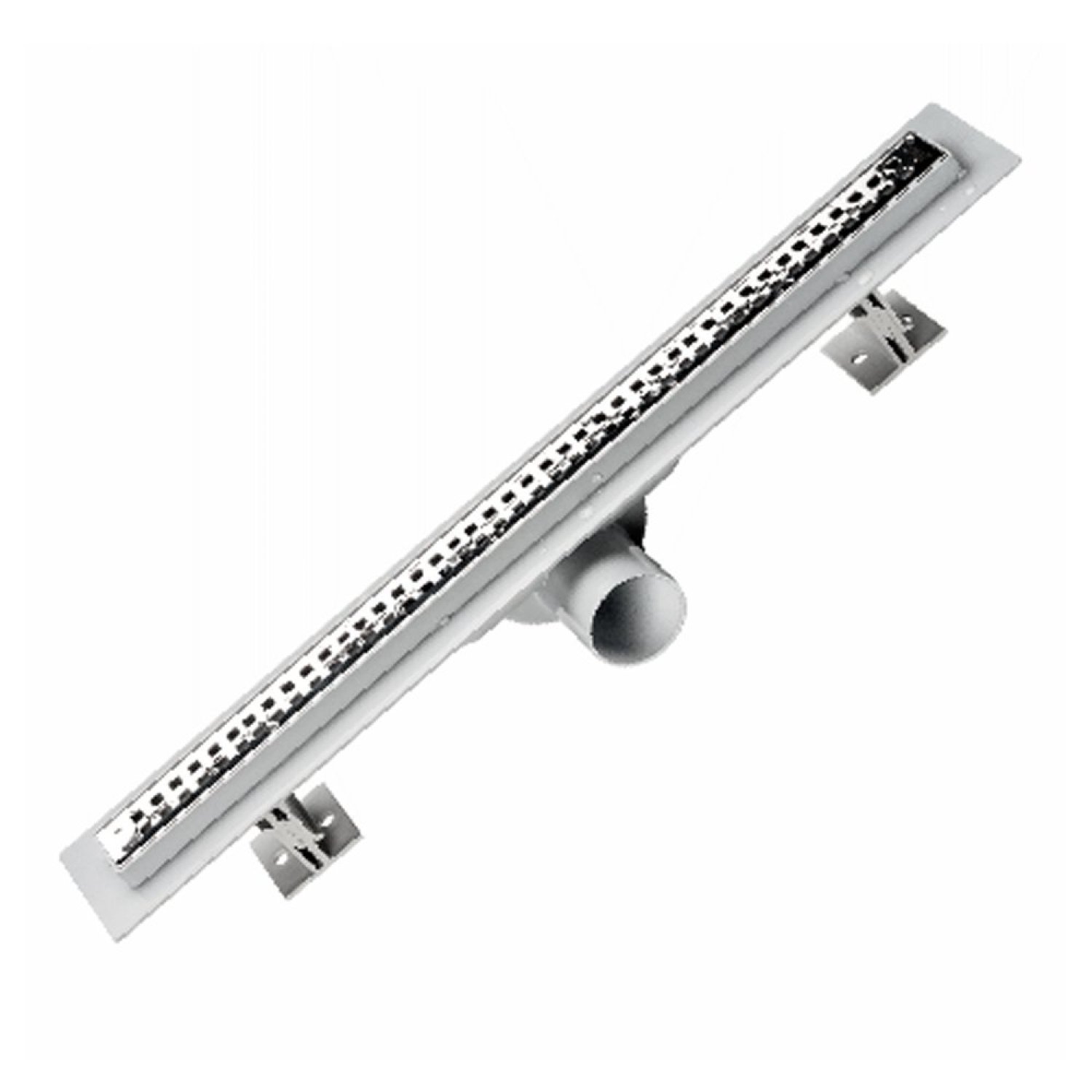 Ralo Sifonado em Abs Retangular 3,23x50cm em Aço Inox 304 Odem - 3