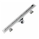 Ver imagem 3 de Ralo Sifonado em Abs Retangular 3,23x50cm em Aço Inox 304 Odem