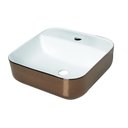 Ver imagem 1 de Cuba Apoio Lx 423rgw Rose Gold White Lexxa Bagno