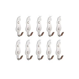 Kit 10 Ganchos Decorativo de Parede Pendurador Bolsa G.c Fs
