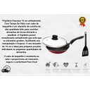 Ver imagem 2 de Frigideira Ovo Antiaderente Teflon Pequena Tampa Vidro 16 Cm