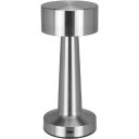 Ver imagem 1 de Luminaria de Mesa Decorativo Enfeite Led Usb Home&co Metal 22x9x9cm Prata