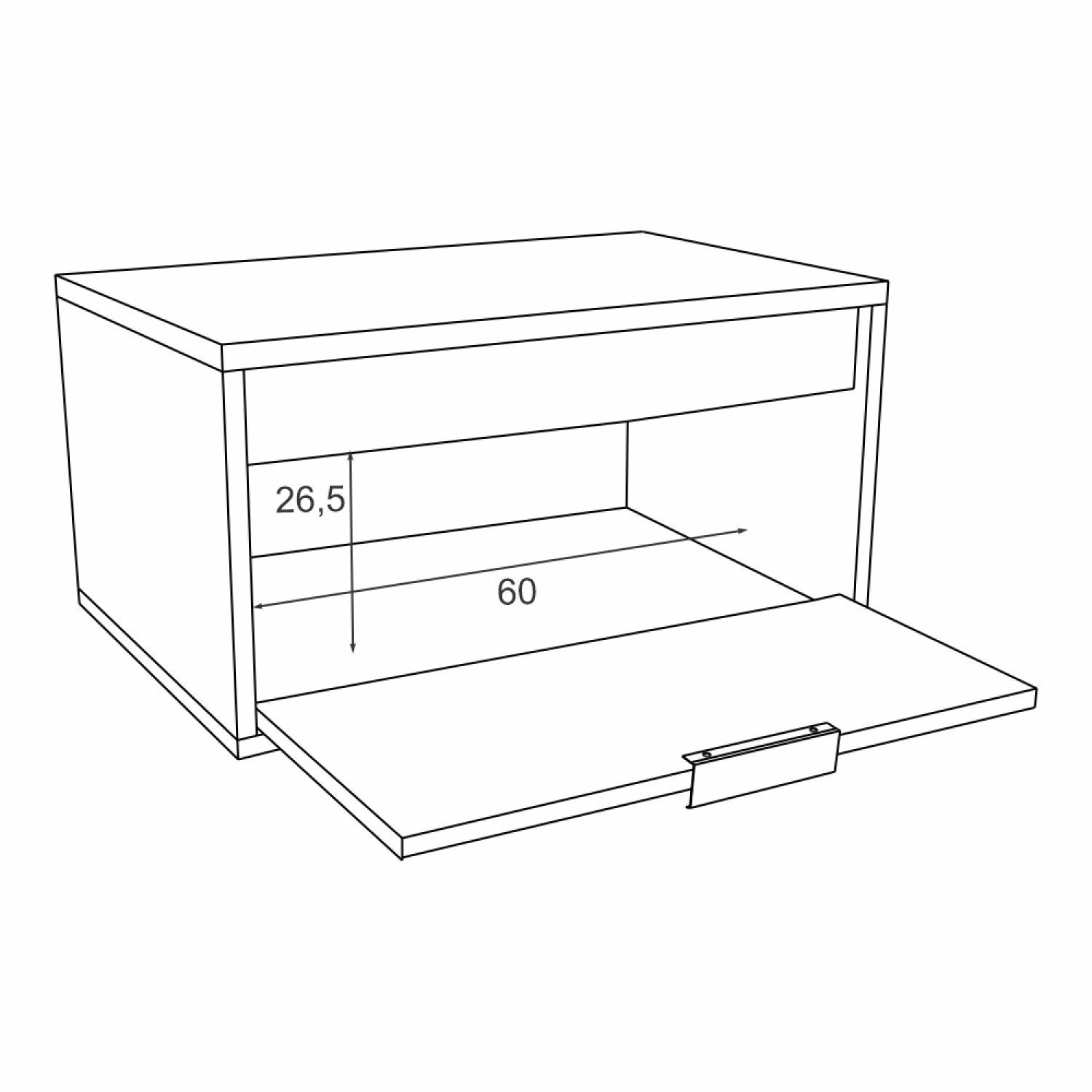 Conjunto para Banheiro 2 Portas 1 Gaveta Nora CNJ3052  - 9