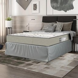 Colchão Casal e-Shop Casa D33 One Face - 17x138x188cm - Suede Bege - 3