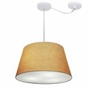 Ver imagem 1 de Lustre Pendente Cone com Desvio Md-4279 Cúpula 21/30x40cm Palha - Bivolt