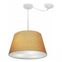 Ver imagem 3 de Lustre Pendente Cone com Desvio Md-4279 Cúpula 21/30x40cm Palha - Bivolt