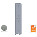 Ver imagem 3 de Roupeiro de aço cinza com 02 portas grandes 1,96×0,33×0,36 – 3201