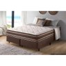 Colchão Anjos Solteirão Molas Ensacadas Masterpocket Duo Sono Double Face Euro Pillow Brown (96x203x25 - 6