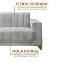 Ver imagem 5 de Sofá Living 4 Lugares 200cm x 83cm Oslo Cinza