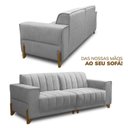 Ver imagem 6 de Sofá Living 4 Lugares 200cm x 83cm Oslo Cinza