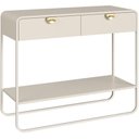 Ver imagem 2 de Kit Balcão Buffet e Aparador Alek A03 2 Portas 2 Gavetas MDP Off White 135cm