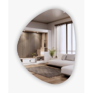 Espelho Decorativo Orgânico 72x56 Moderno