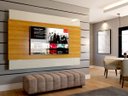 Ver imagem 2 de Painel para TV Wall/Limit 1.8 Off White com Nature - MoveisAqui