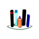 Ver imagem 2 de Porta Shampoo de Canto Curvo em Vidro Incolor Lapidado - Aquabox - 25cmx25cmx8mm