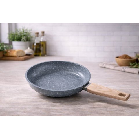 Frigideira Max Chefe Wood 20cm - Cinza