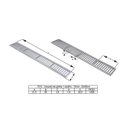 Ver imagem 4 de Kit 5 Ralo Grelha Linear Caixilho em Alumínio Polido 20x50cm