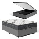 Ver imagem 1 de Cama Box Baú com Colchão de Espuma D33 Ortobom Airtech Ortopillow 100 Casal 138cm