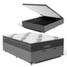 Cama Box Baú com Colchão de Espuma D33 Ortobom Airtech Ortopillow 100 Casal 138cm - 1