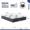 Ver imagem 6 de Cama Box Baú com Colchão de Espuma D33 Ortobom Airtech Ortopillow 100 Casal 138cm