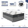 Cama Box Baú com Colchão de Espuma D33 Ortobom Airtech Ortopillow 100 Casal 138cm - 3