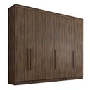 Ver imagem 3 de Guarda Roupa Casal 6 Portas 4 Gavetas Roma Conquista Móveis