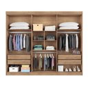Ver imagem 2 de Guarda Roupa Casal 6 Portas 4 Gavetas Roma Conquista Móveis