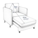 Ver mais imagens de Poltrona Confortável 125cm Daiana Suede Marrom Império Decor