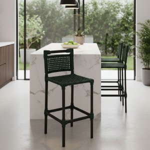 Banqueta em Alumínio e Corda Náutica