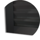 Ver imagem 3 de Porta de Correr Suspensa Veneziana Esq L.25 Preta 210x100 Brimak