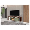Ver imagem 2 de Rack para TV até 75" Atualle Roma 1380R464 com Portas de Correr Freijo Rustico/Green Fosco