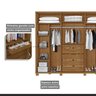 Guarda Roupa Casal 6 Portas 5 Gavetas Viena Conquista Móveis - 10
