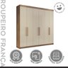 Guarda Roupa Casal 6 Portas 4 Gavetas França Conquista Móveis - 5