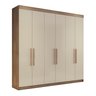 Guarda Roupa Casal 6 Portas 4 Gavetas França Conquista Móveis - 3