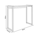 Ver imagem 4 de Aparador Cantinho do Café Isis sem Prateleira Estilo Industrial - Preto com Dourado