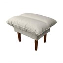 Ver imagem 2 de Sofá Cama Andorra com Banqueta Corano 3 Lugares Reclinável Império Gelo 308